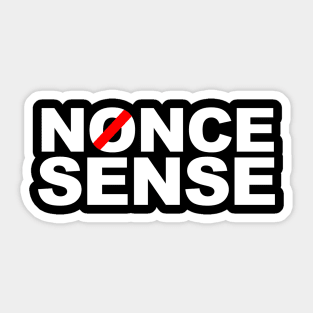 Nonce Sense Sticker